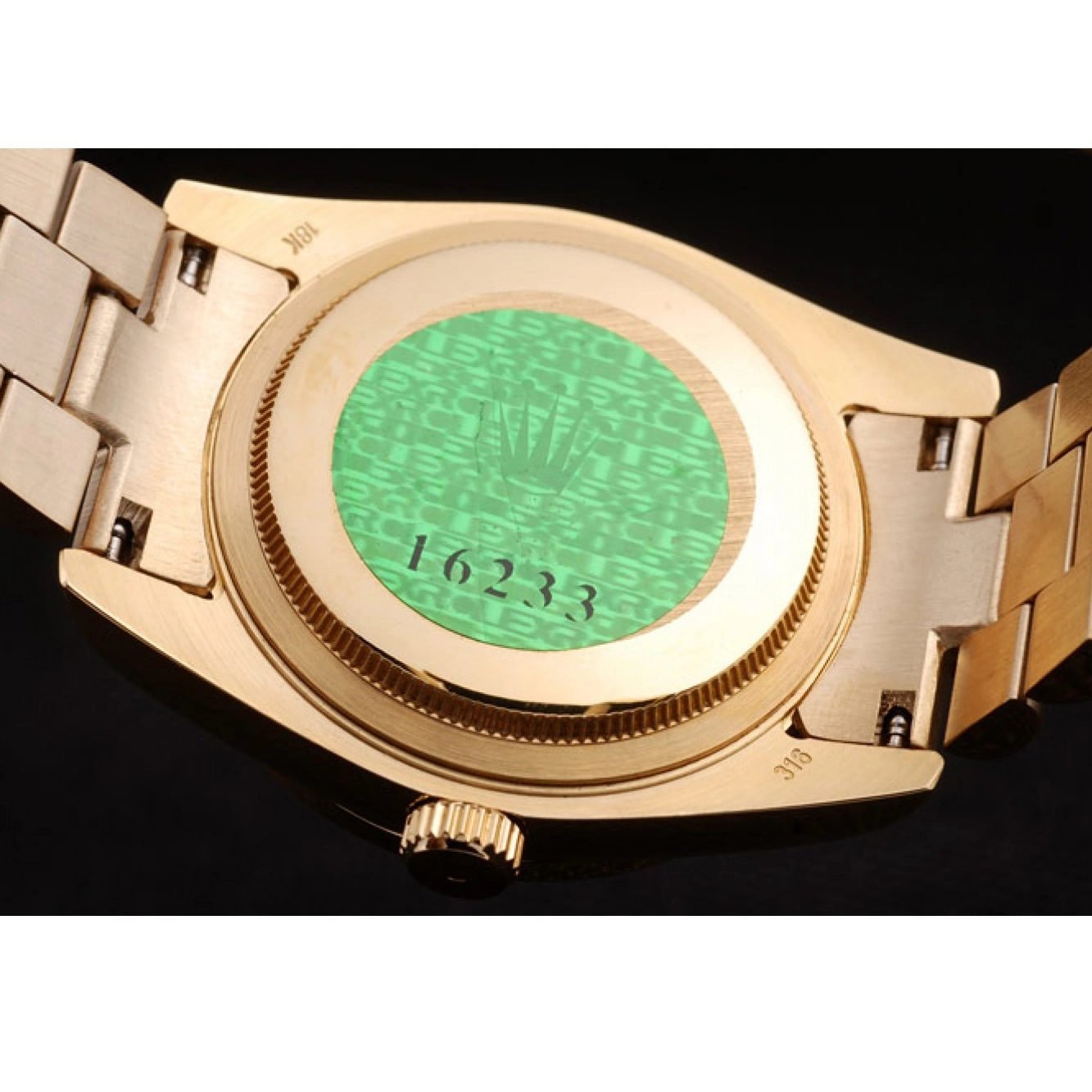Aaa replica watch Yellow Gold Dial Gold Rolex Day-Date 18k Stainless Steel Plated 0619